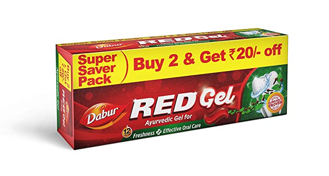 dabur red ayurvedic gel toothpaste